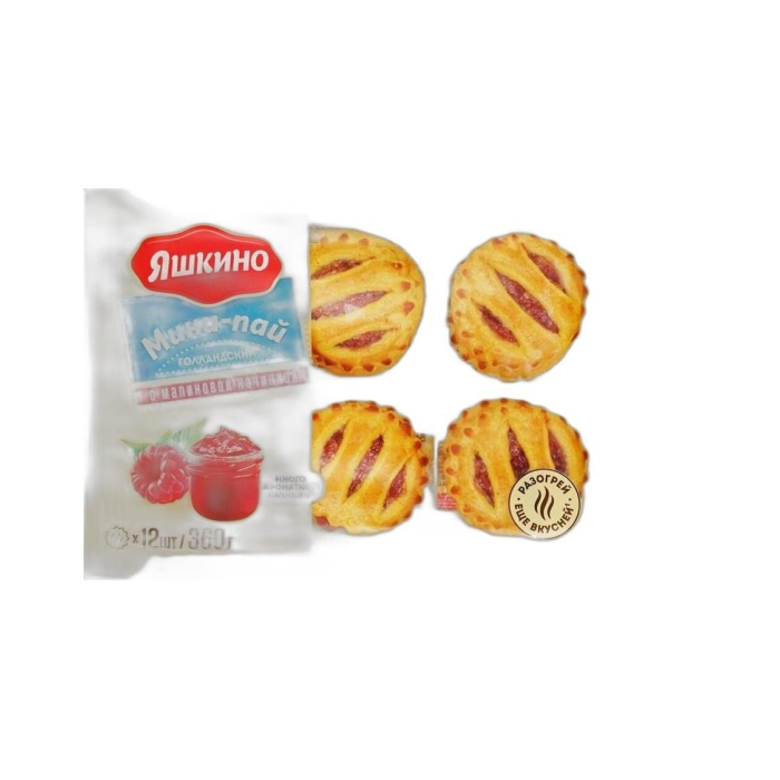 ЯШКИНО МИНИ ПАЙ С МАЛИН 360 ГР