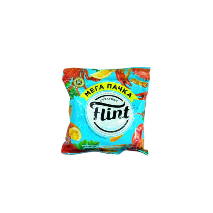СУХАРИКИ FLINT СО ВКУСОМ ШАШЛЫКА 100ГР