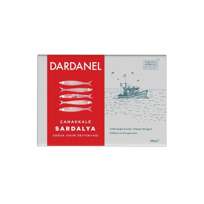 DARDANEL САРДИНИ В ОЛИВКОМ МАСЛЕ 105 ГР