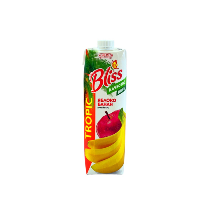 СОК BLISS ЯБЛОКО БАНАН 1Л