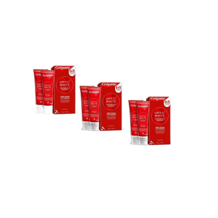 ПАСТА COLGATE OPTIC WHITE 1+1