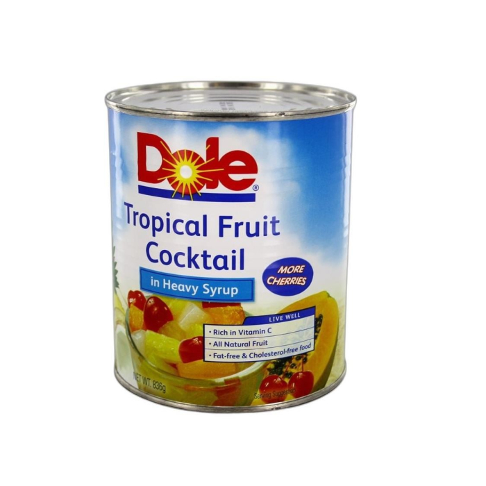 DOLE ТРОПИЧЕСКИЙ ФРУКТ КОКТЕЙЛЬ В СИРОПЕ 432ГР