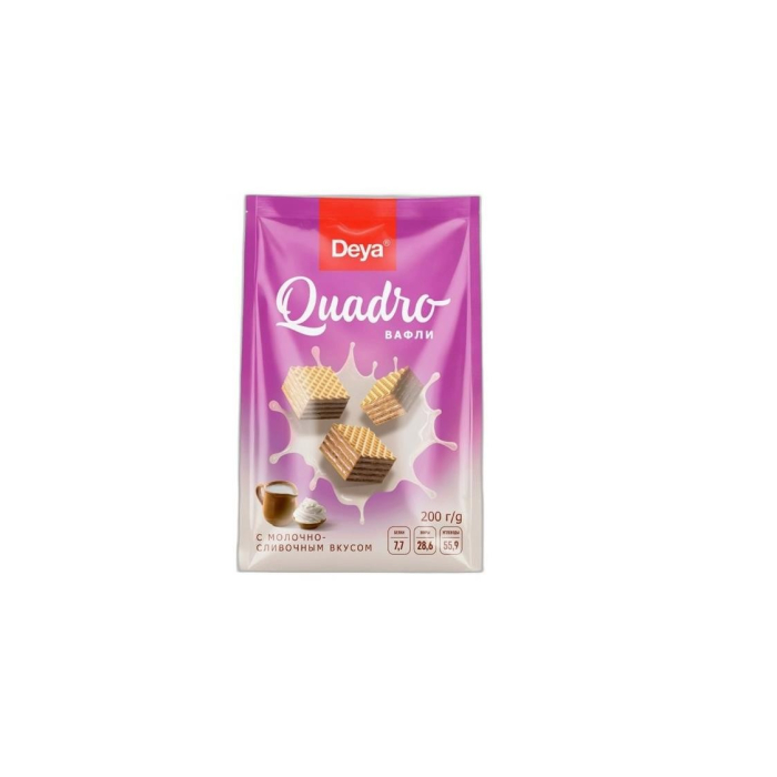 ВАФЛИ QUADRO 200ГР