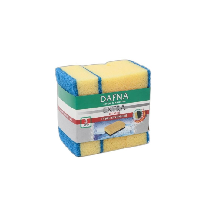 ГУБКА DAFNA/BRILLER 3ШТ