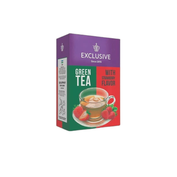 ЧАЙ EXCLUSIVE GREEN TEA STRAWBERRY 80г