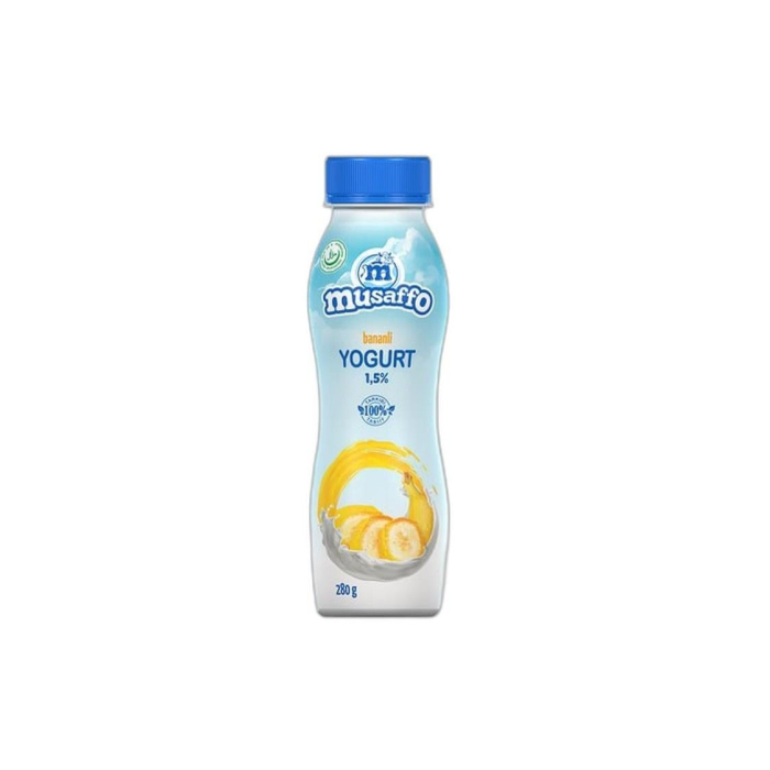 ЙОГУРТ MUSAFFO БАНАН 1,5% 270ГР