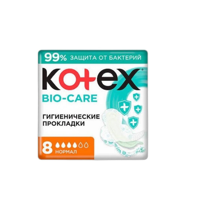 KOTEX BIO-CARE НОРМАЛ 8