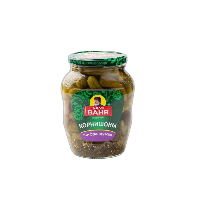 ДЯДЯ ВАНЯ КОРНИШОНЫ 680Г