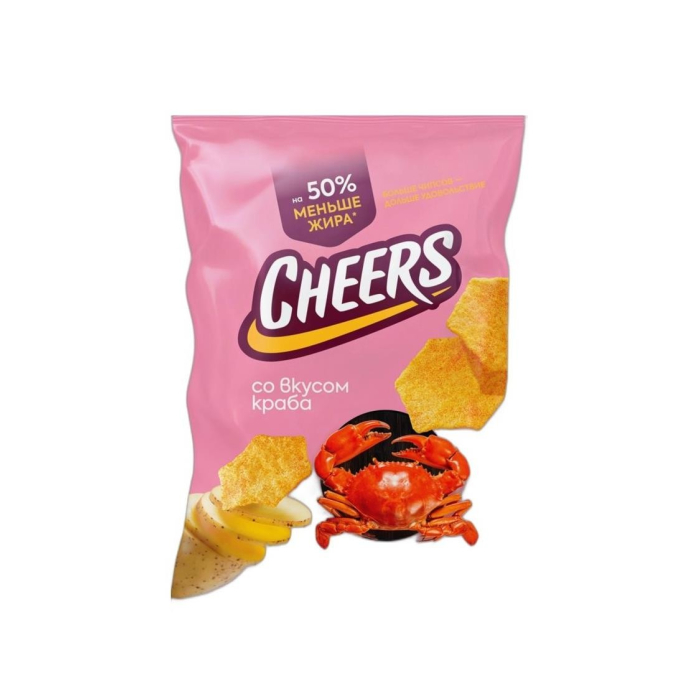 ЧИПСЫ CHEERS КРАБ 130ГР