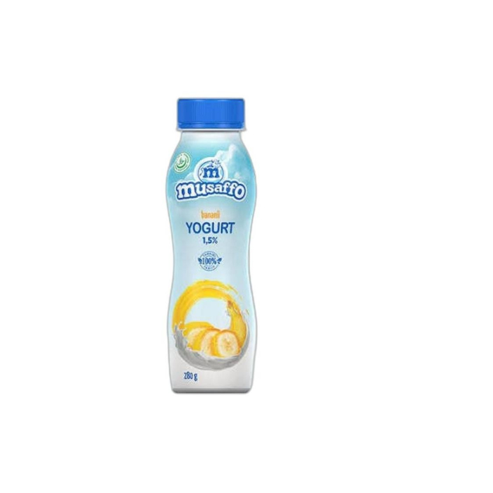 MUSAFFO ЙОГУРТ 1.5% БАНАН 95ГР