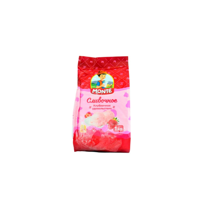 ICE CREAM MONTE STRAWBERRY 1KG