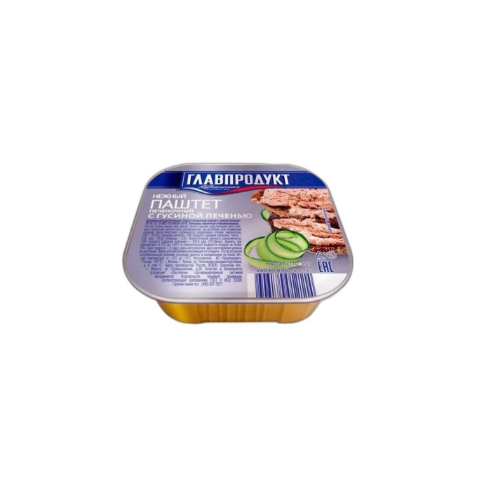 ПАШТЕТ ГЛАВПРОДУКТ 95ГР