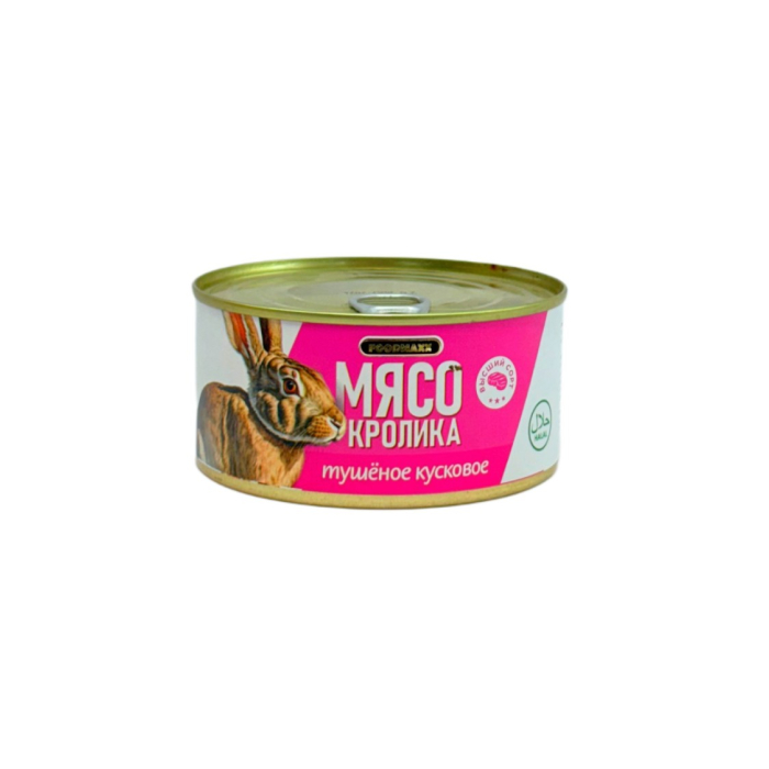ТУШЕНКА МЯСО КРОЛИКА 325гр