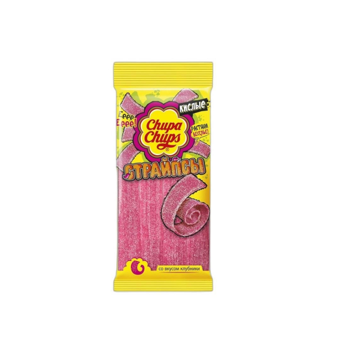 CHUPA CHUPS КИСЛЫЕ СТРАЙПСЫ 120г