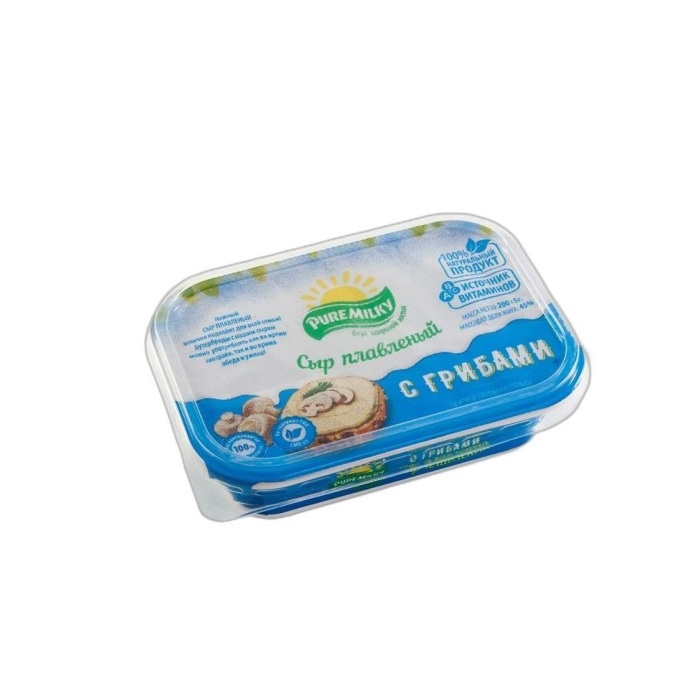 PUREMILKY СЫР ПЛАВДЕННЫЙ С ГРИБАМИ 50% 200ГР
