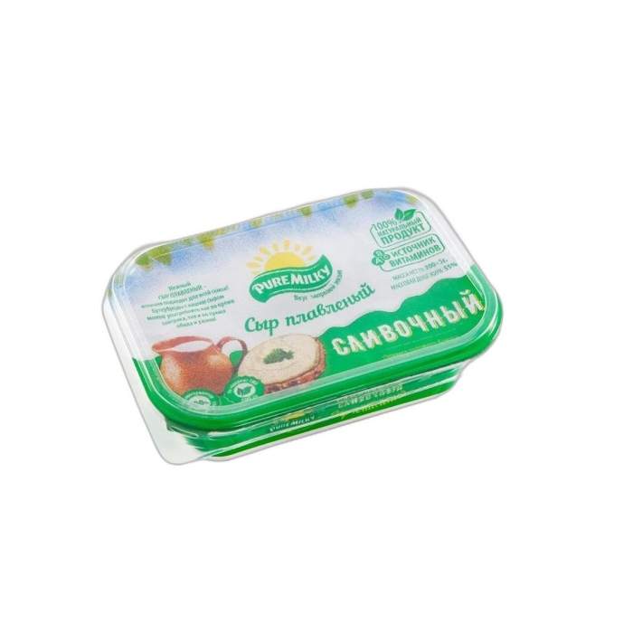 PUREMILKY СЛИВОЧНЫЙ СЫР ПЛАВЛЕННЫЙ 55% 200ГР