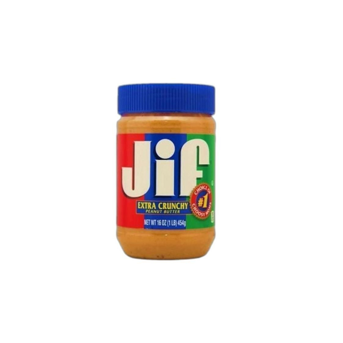 JIF EXTRA CRUNCHY PEANUT BUTTER 454g