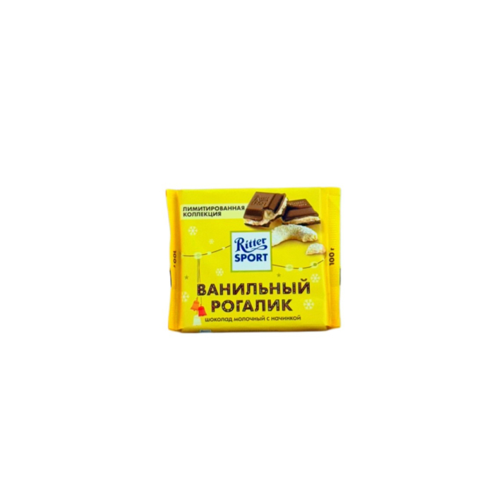 RITTER SPORT 100Г ВАНИЛЬНЫЙ РОГАЛИК