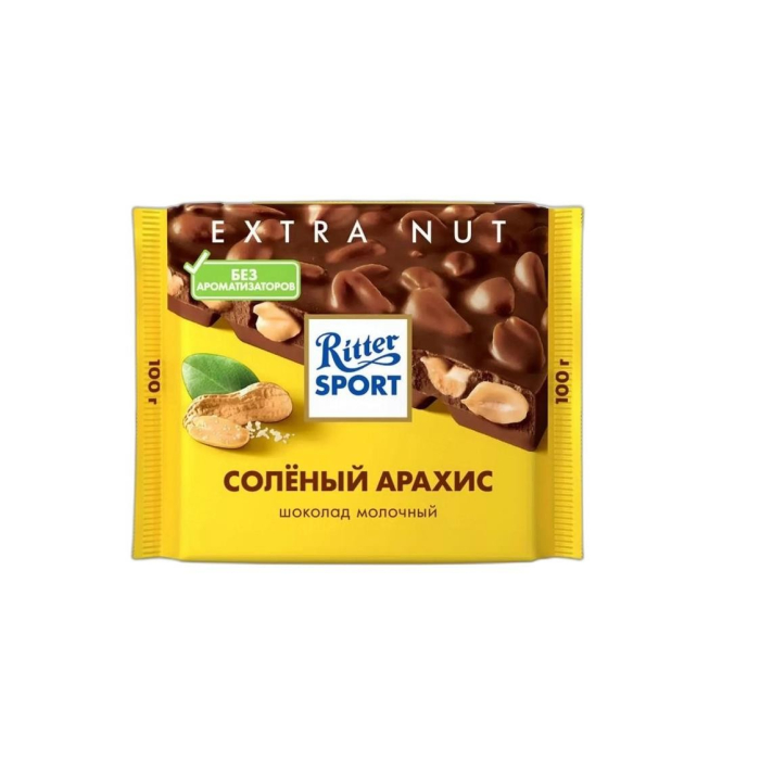 RITTER SPORT 100Г СОЛЁНЫЙ АРАХИС