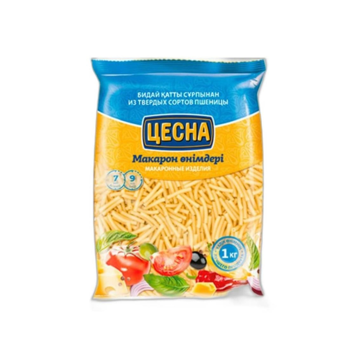 МАКАРОНЫ ЦЕСНА РОЖКИ 4,5мм 0,9кг