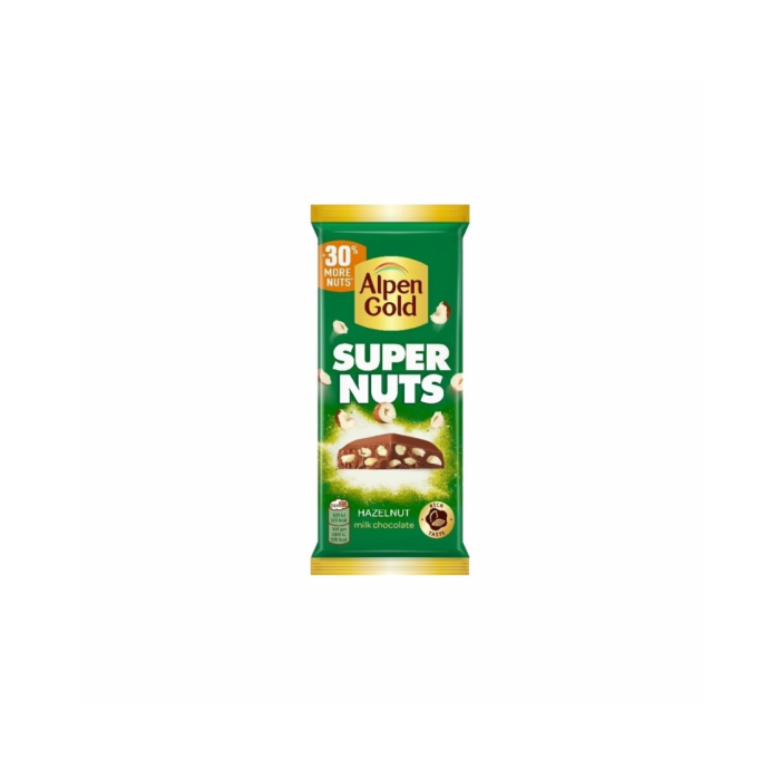 ALPEN GOLD SUPER NUTS MILK CHOC 120g