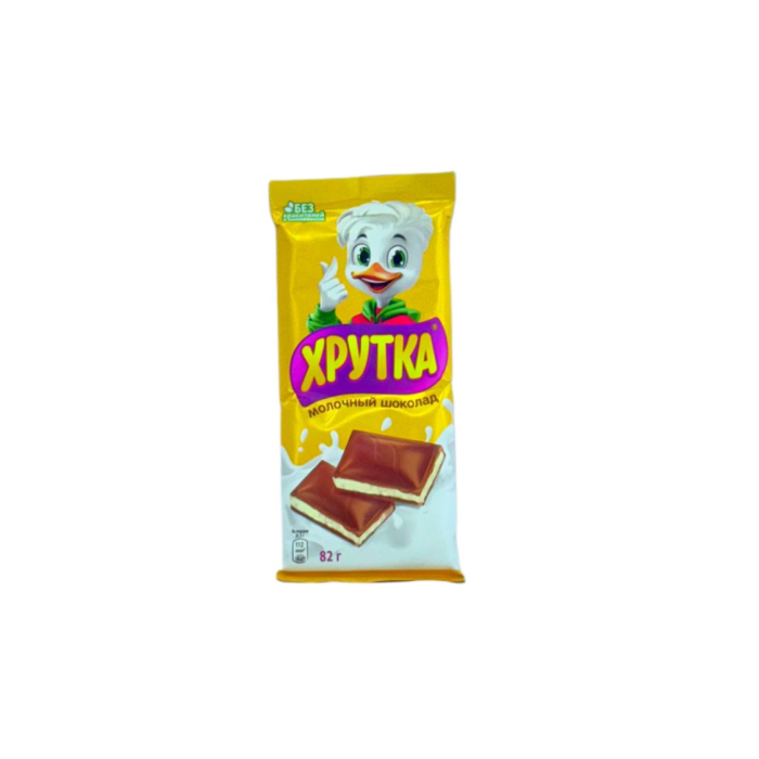 ХРУТКА МОЛОЧНЫЙ ШОКОЛАД 82г