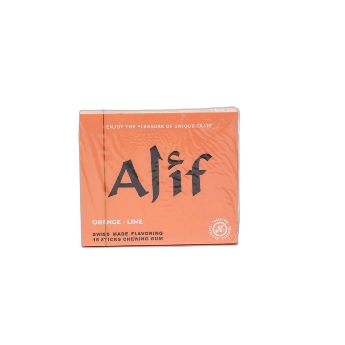 ЖЕВАТ РЕЗ ALIF ORANGE-LIME 32ГР 12ШТ