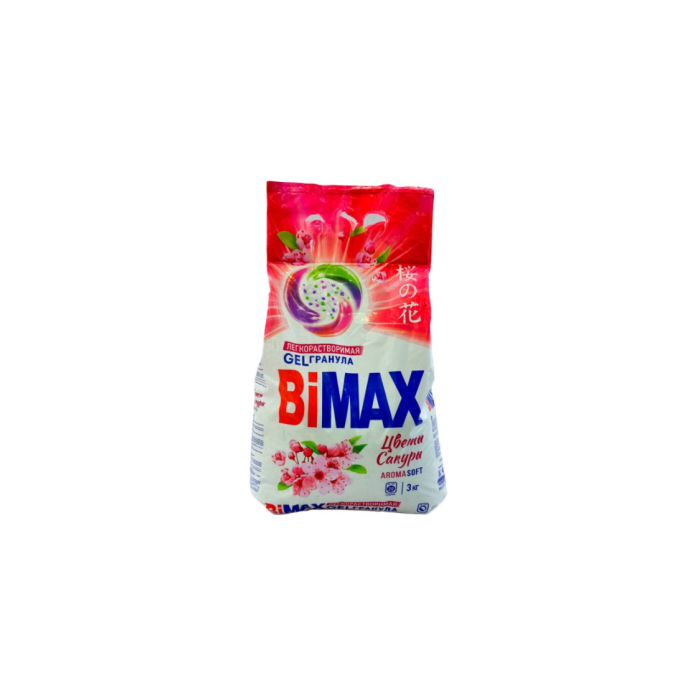 ПОРОШОК ДЛЯ СТИРКИ BIMAX ЦВЕТ САКУРЫ 3000Г