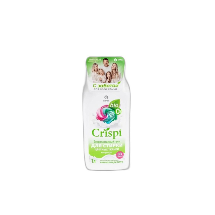 GRASS CRISPI ДЛЯ СТИРКИ ЦВЕТНЫХ ТКАНЕЙ 1л