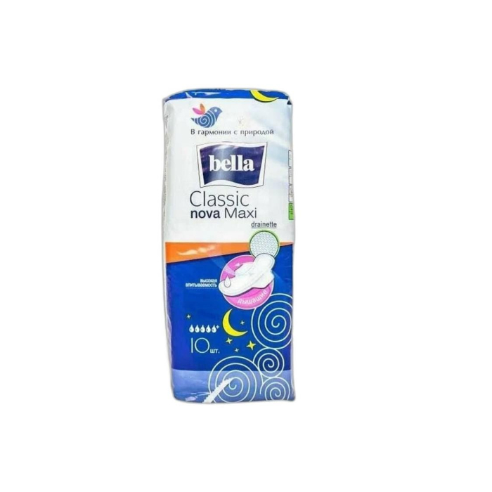 ПРОКЛАДКИ BELLA NOVA MAXI 10 ШТ NEW