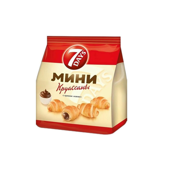 7DAYS МИНИ КРУАССАНЫ КАКАО 200г