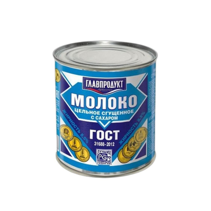 МОЛОКО СГУЩЕНКА ГЛАВПРОДУКТ 380ГР