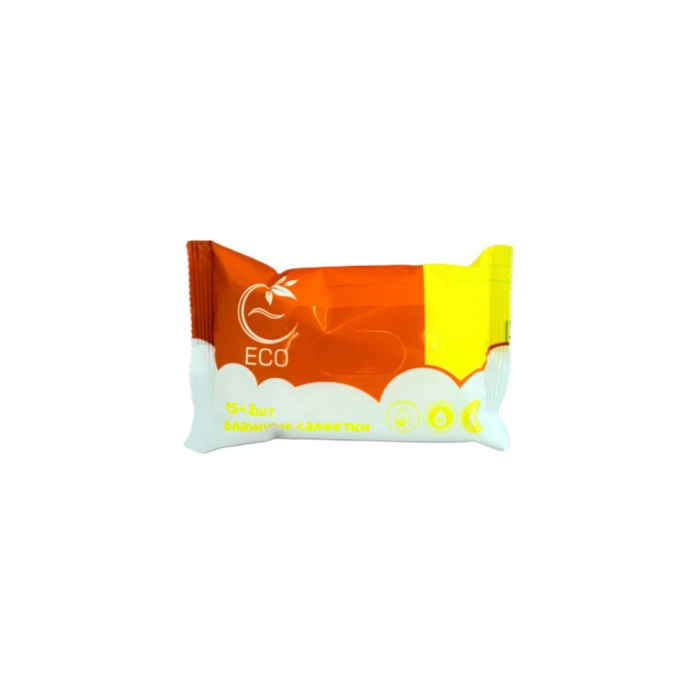 ВЛАЖНЫЕ САЛФЕТКИ ECO 15+2