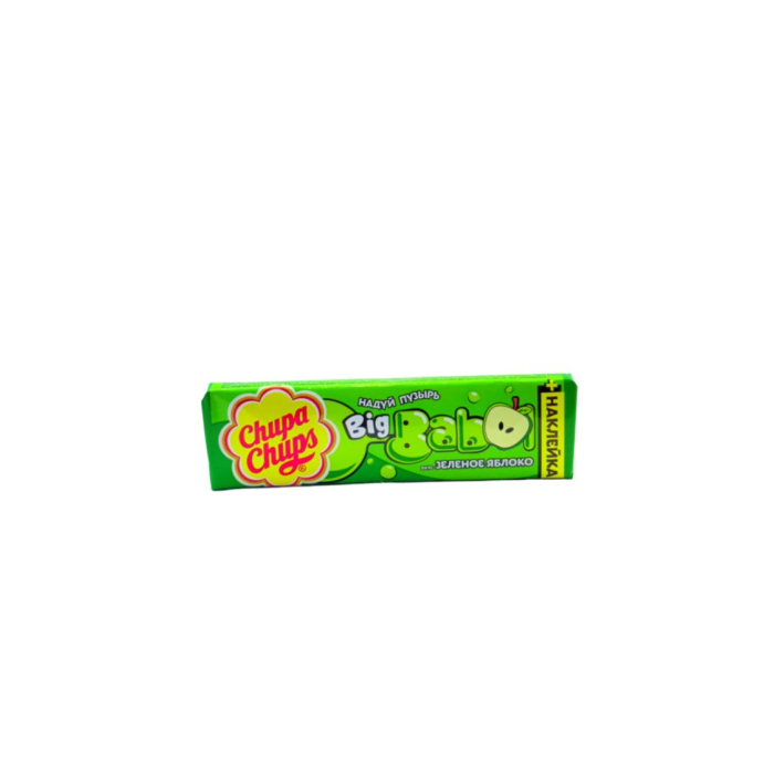 CHUPA CHUPS BIG BABOL ЗЕЛЁНОЕ ЯБЛОКО 20г