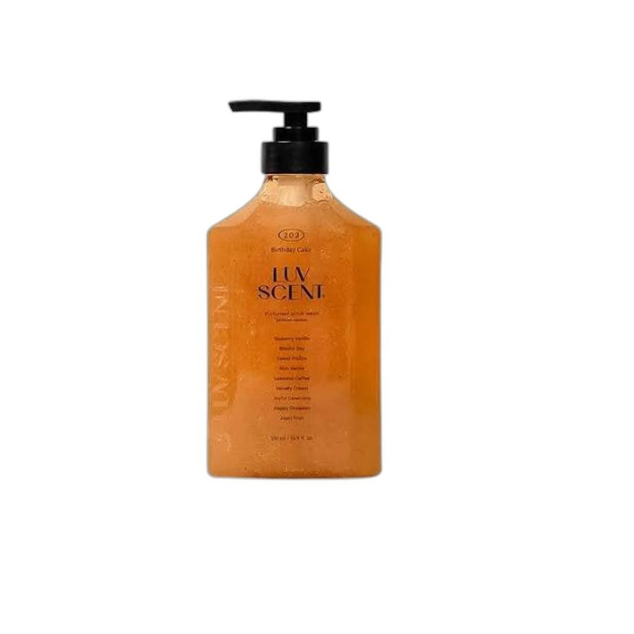 LUV SCENT BIRTHDAY CAKE SKRUB WASH 500ml