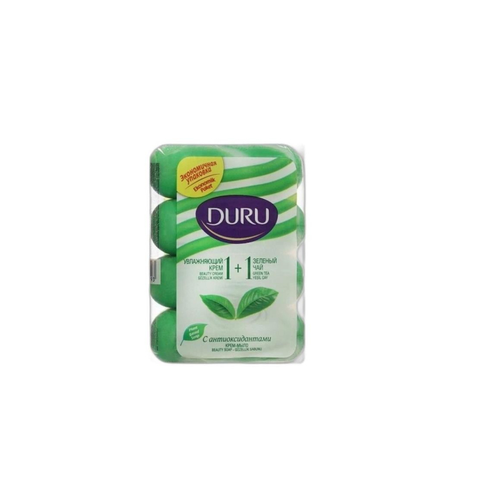 МЫЛО DURU 1+1 GREEN TEA ECOPACK 80ГР