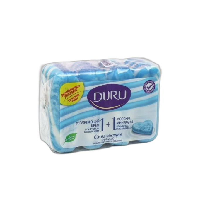 МЫЛО DURU 1+1 SEA MINERAL ECOPACK 80ГР