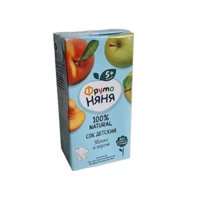 ФРУТО НЯНЯ СОК ЯБЛОКО И ПЕРСИК 0,5Л