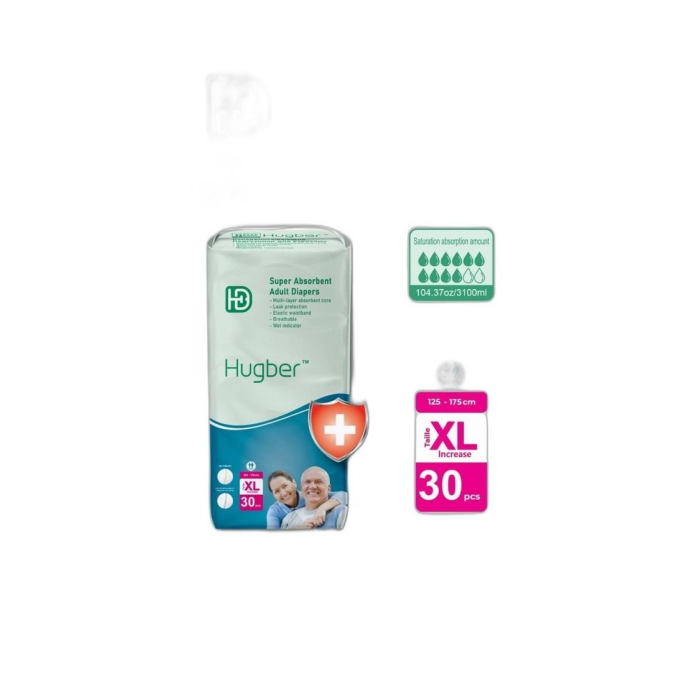 HUGBER ПОДГУЗНИКИ ДЛЯ ВЗРОСЛЫХ GIGA PACK XL (30/4)