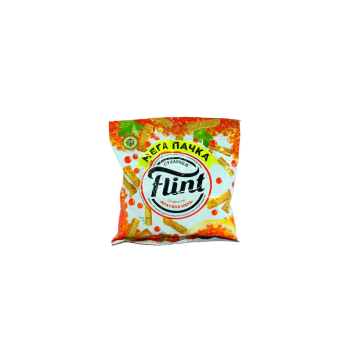 СУХАРИКИ FLINT КРАСНЫЙ ИКРА 100ГР