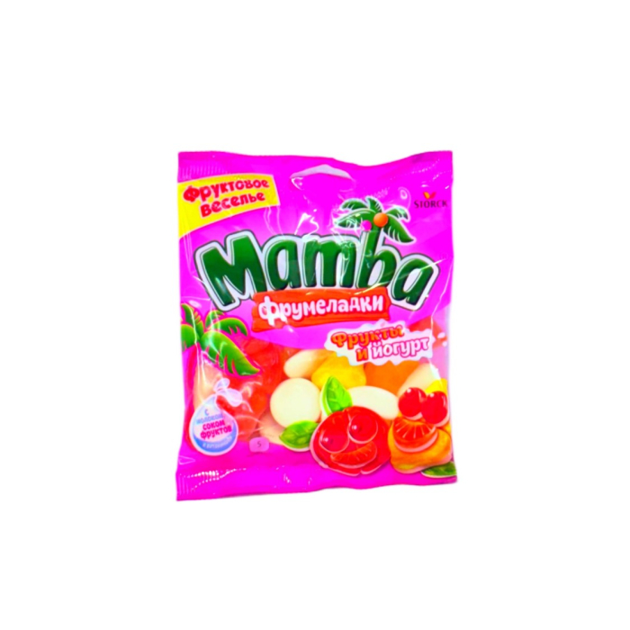 MAMBA ФРУМЕЛАДКИ ФРУКТЫ И ЙОГУРТ 72 г