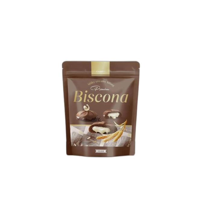 BISKONA МОЛОЧНО СЛИВОЧНОЙ НАЧИНКОЙ 340 ГР