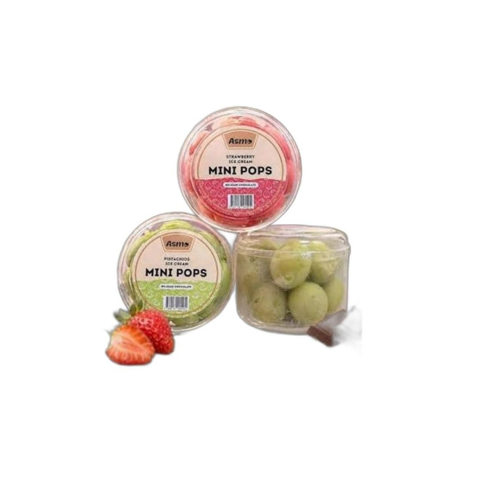 ASMO MINI POPS PISTACHIOS ICE CREAM 130ГР