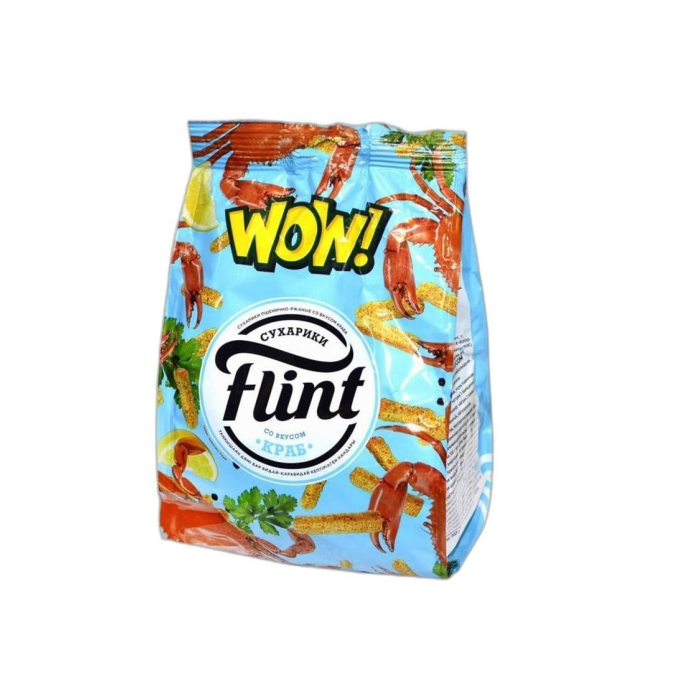 СУХАРИКИ FLINT КРАБ 190ГР