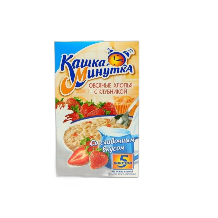 Кашка минутка Клубника и сливки 215ГР