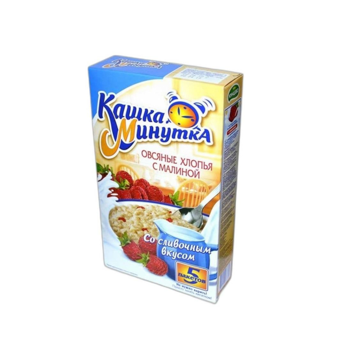 Кашка минутка Малина и сливки 215ГР