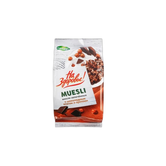 Muesli с Шоколадным вкусом и орехами 300ГР