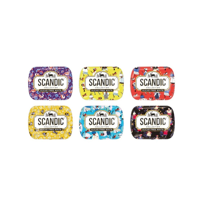 SCANDIC Конфеты без сахара со вкусом ассорти