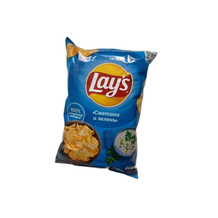 LAYS СМЕТАНА И ЗЕЛЕНЬ 50ГР