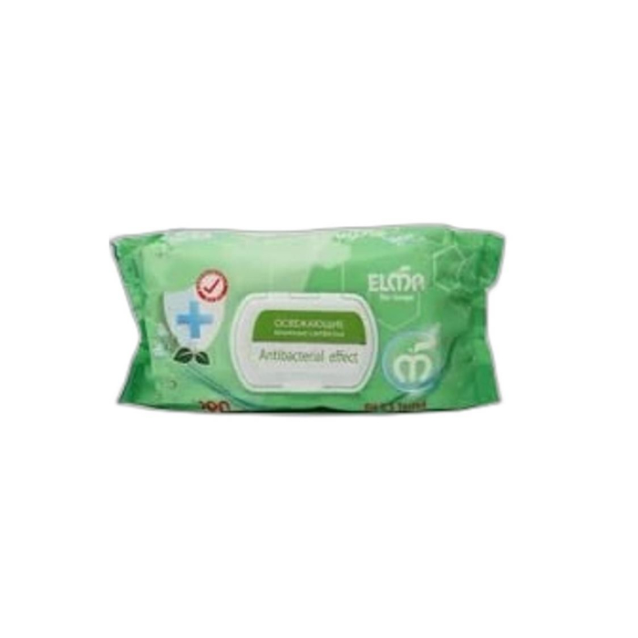 ELMA ВЛАЖНЫЕ САЛФЕТКА ANTIBACTERIAL  BIG PACK 100ШТ